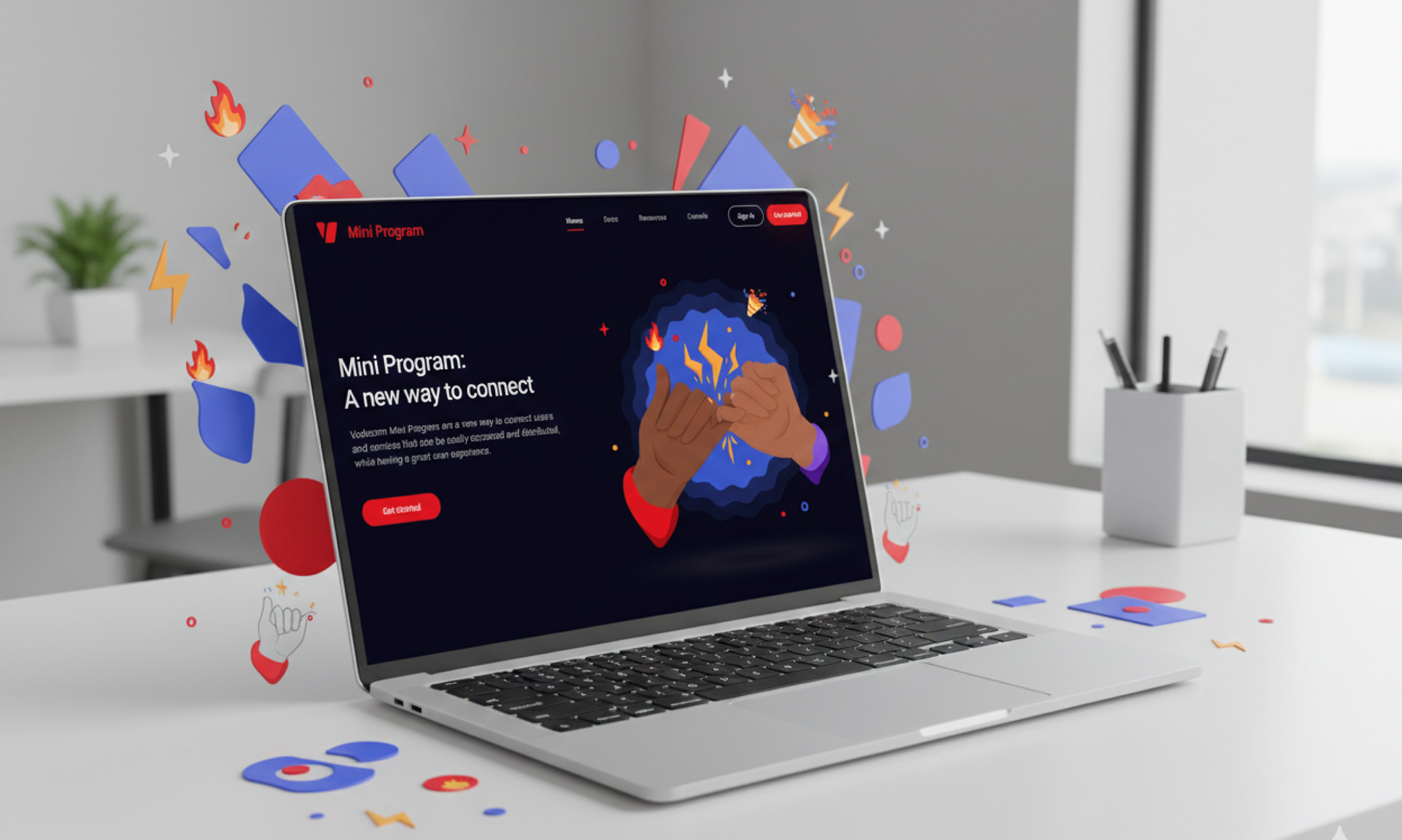 Visual example of design work - rainbow sculpture