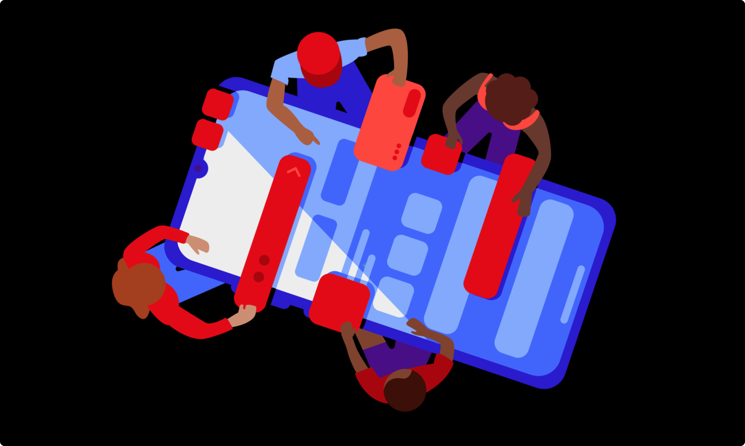 Visual example 2 of design work - wall of paintings